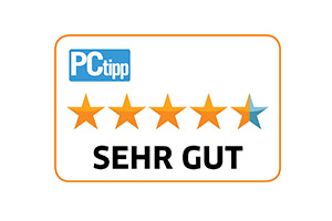 Bewertung PCtipp - SEHR GUT